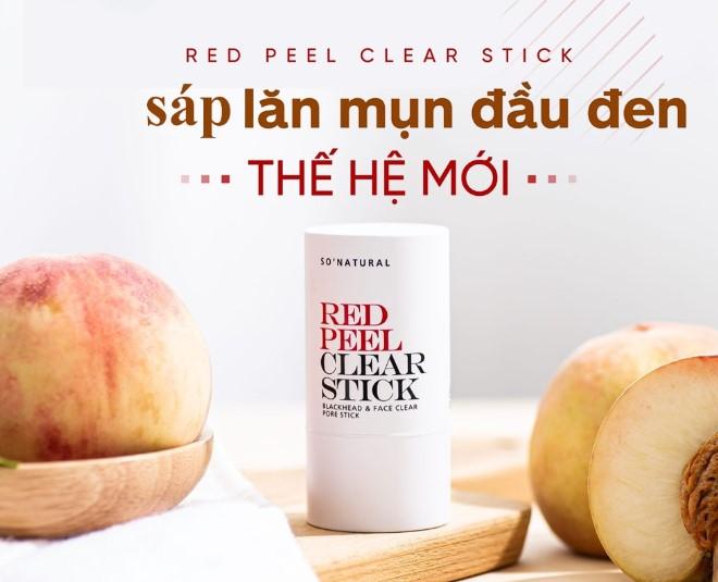 Thanh lăn mụn đầu đen se khít lỗ chân lông Red Peel Clear Stick