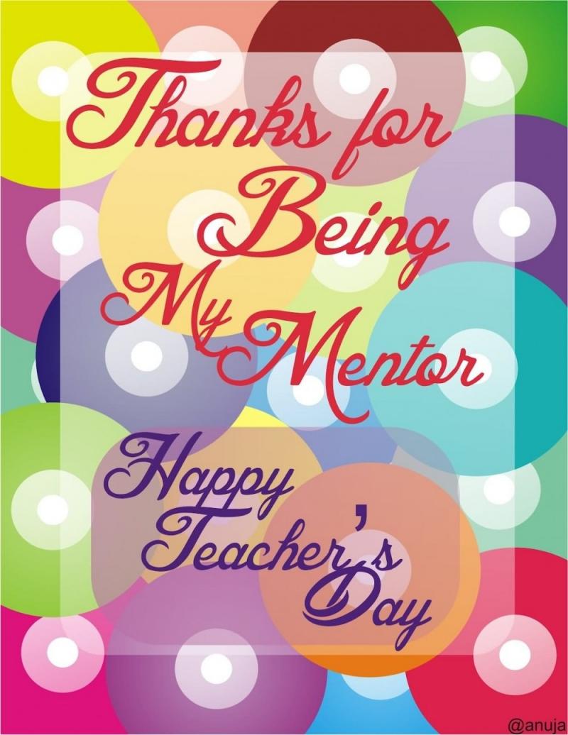 Thank You For Being My Mentor. Happy Vietnamese Teachers' Day.