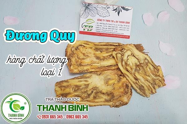 Đương quy dạng thái lát đạt chất lượng của Thanh Bình