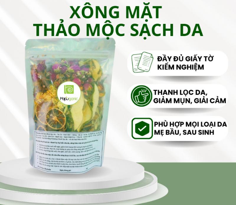 Thảo dược xông mặt Hapuganic