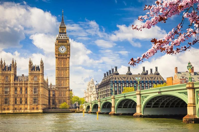 Tháp đồng hồ Big Ben tại London