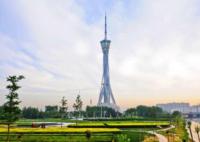 Tháp Thiên Tân, một trong những tháp truyền hình cao nhất thế giới ( Ảnh Minh hoạ)