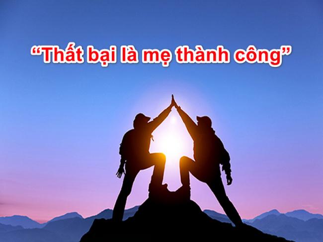 Thất bại là mẹ thành công