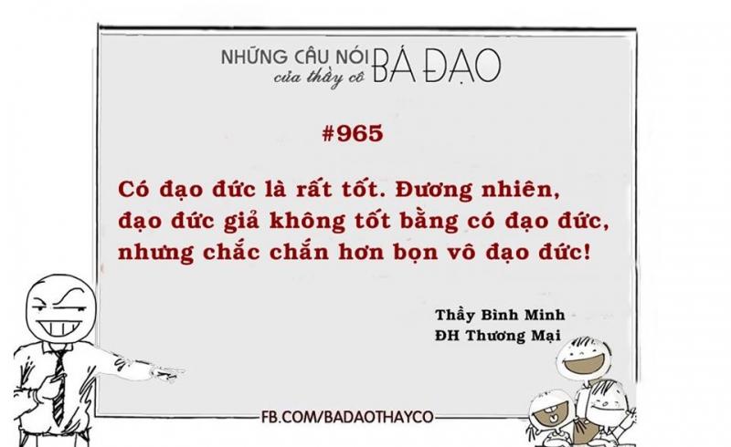 Những câu nói bá đạo của thầy cô