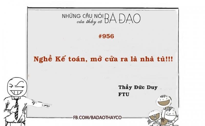 Câu nói bá đạo của thầy cô