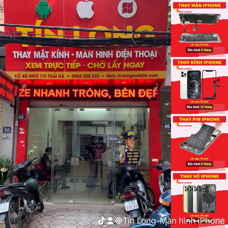 Thay Mặt Kính Thay Màn Hình Điện Thoại Tín Long