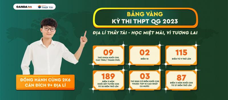 Thầy Tài - Chuyên Luyện Thi THPT QG Môn Địa Lý