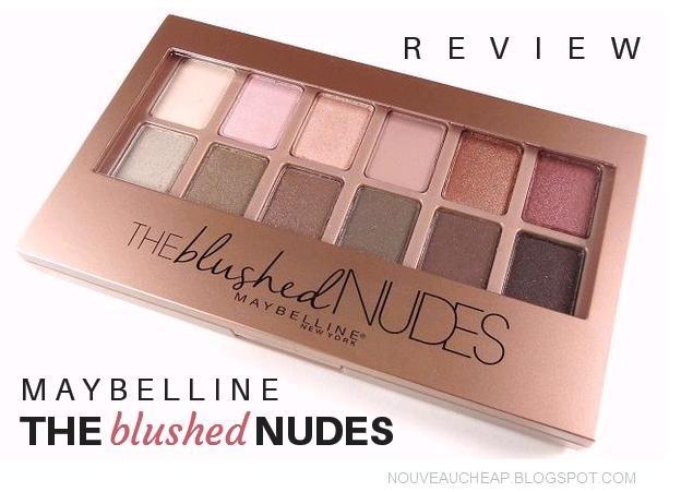 Bảng phấn mắt The Blushed Nudes Palette - Maybelline