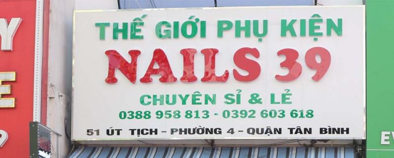 Thế Giới Phụ Kiện Nails 39 - Cửa hàng bán phụ kiện nail uy tín tại TP.HCM
