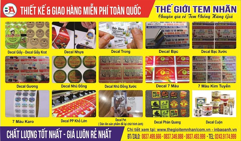 Thế Giới Tem Nhãn