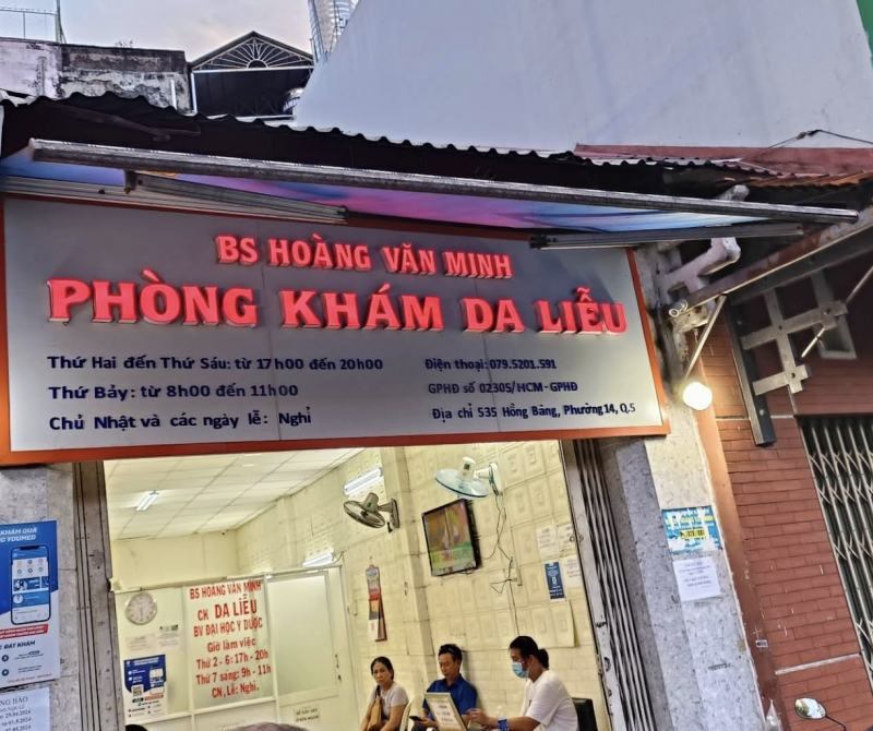 BS.CK1 Hoàng Văn Minh - bác sĩ da liễu HCM được khách hàng đánh giá cao