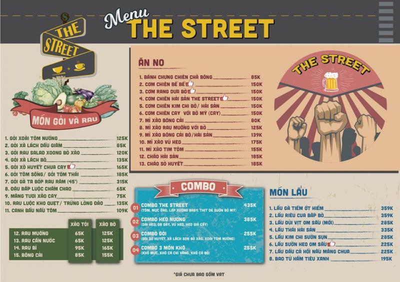 Menu The Street