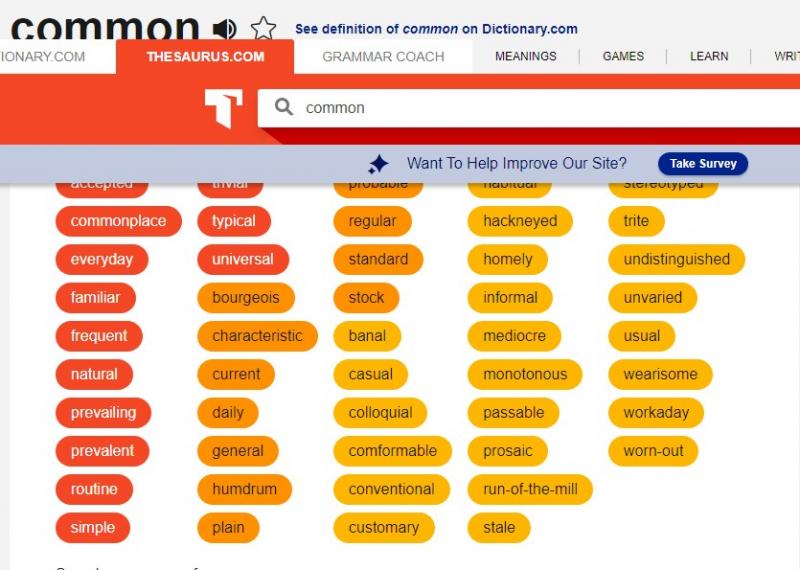 Thesaurus