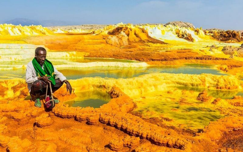 Thị trấn Dallol - nơi nắng nóng nhất thế giới