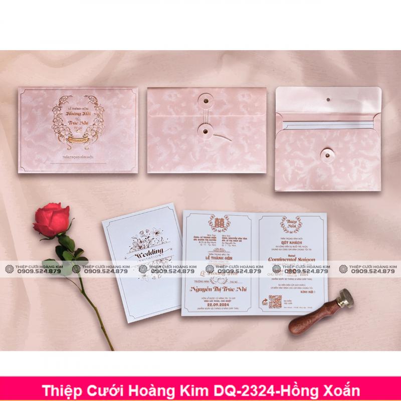 Thiệp Cưới Hoàng Kim