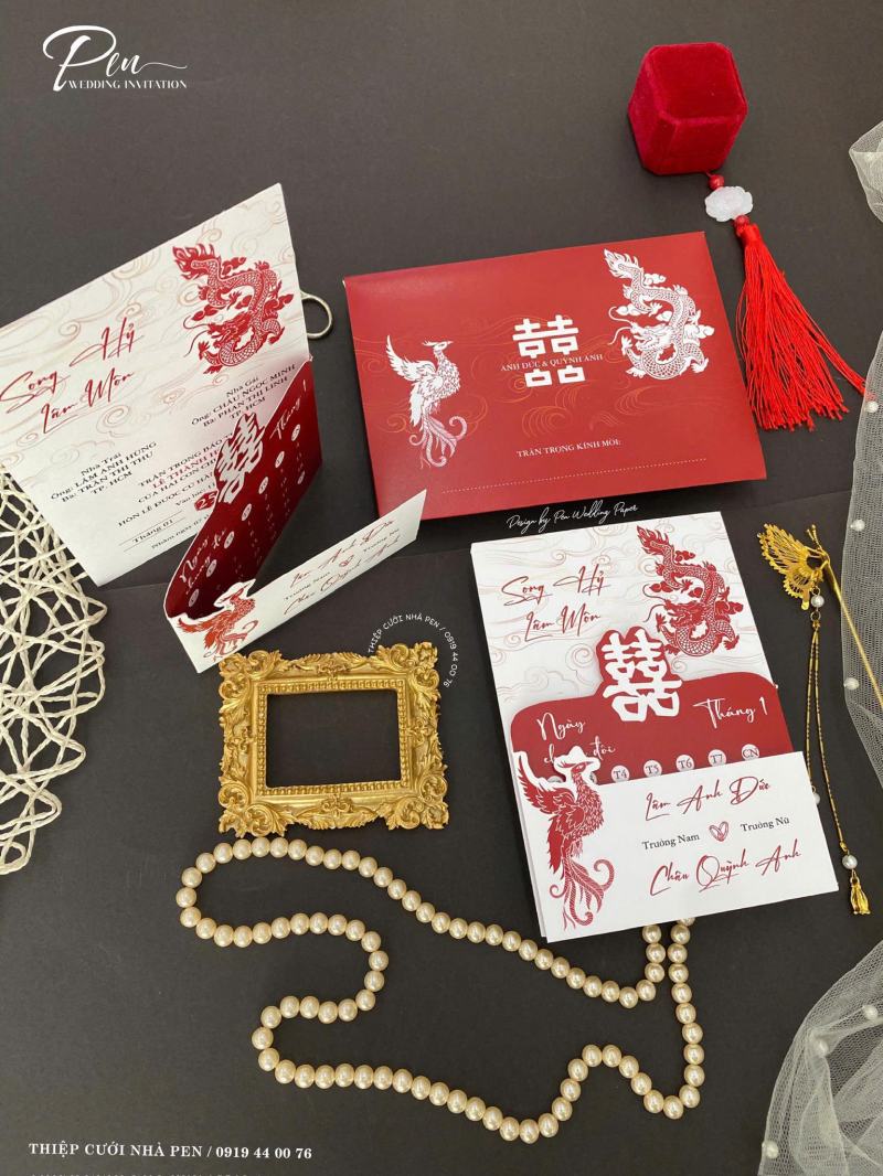 Thiệp cưới nhà PEN