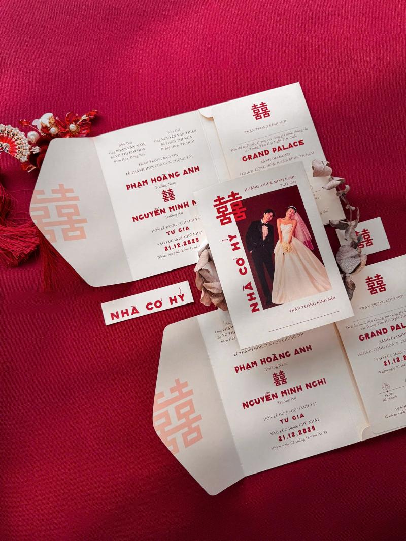 Thiệp Cưới Nhà Pin