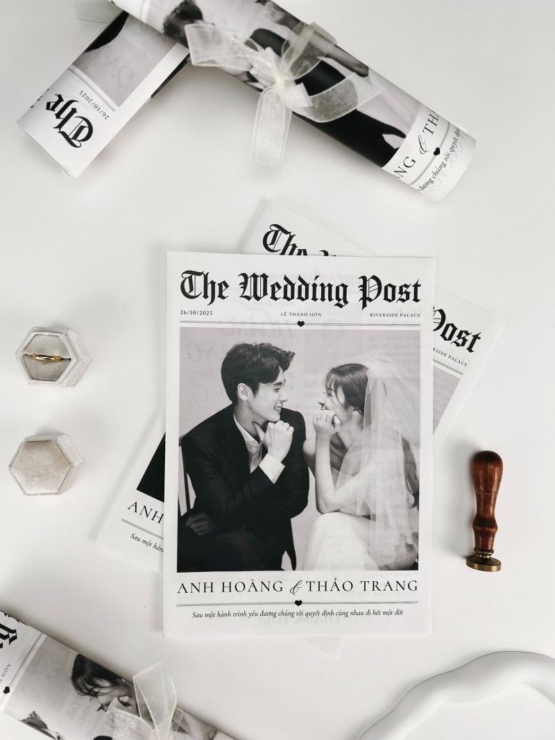 Thiệp cưới The Simple