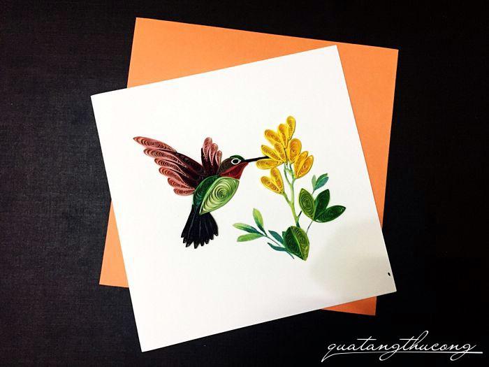 Thiệp Quilling sáng tạo