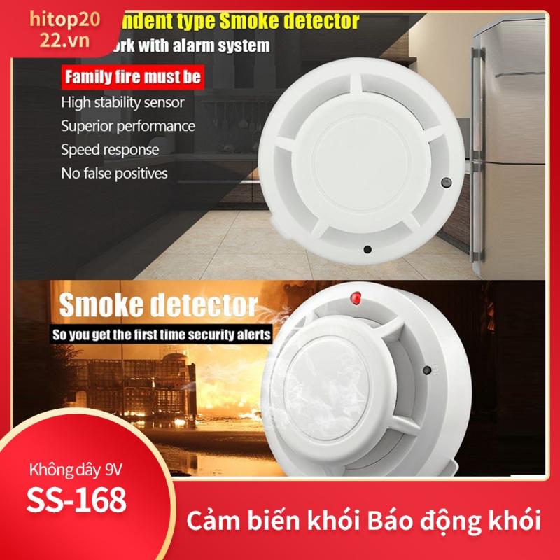 Thiết bị báo khói báo cháy không dây SS-168 9V