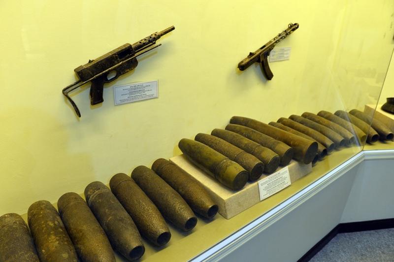Đầu đạn pháo 105 ly sử dụng trong chiến dịch