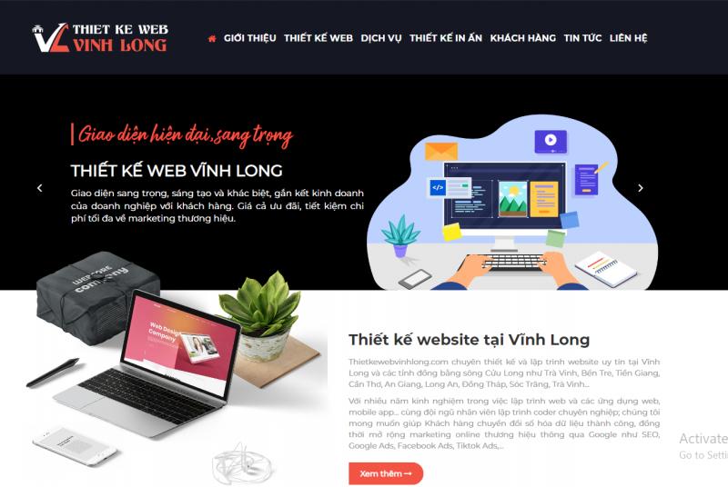 Thiết kế website tại Vĩnh Long