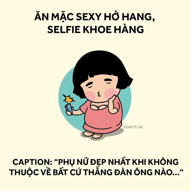 Ăn mặc hở hang selfie