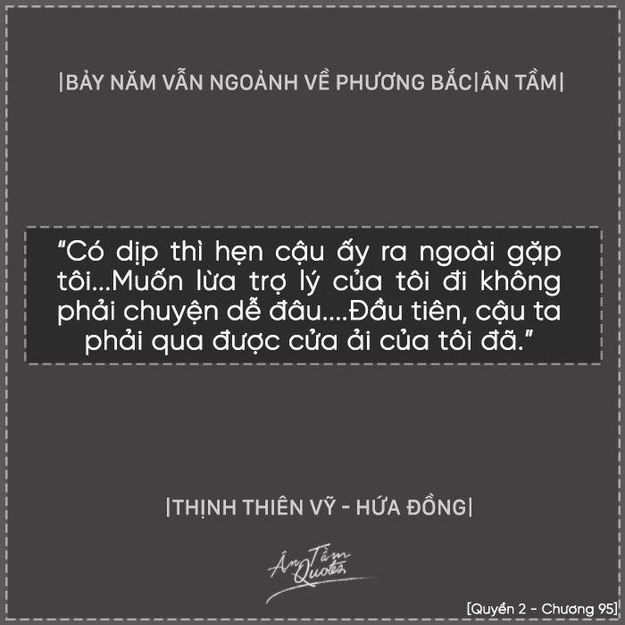 Thịnh Thiên Vỹ (Bảy năm vẫn ngoảnh về phương Bắc)