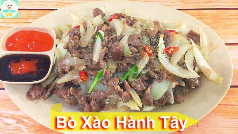 Thịt bò xào hành tây