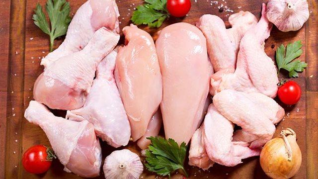 Thịt gà và rau kinh giới