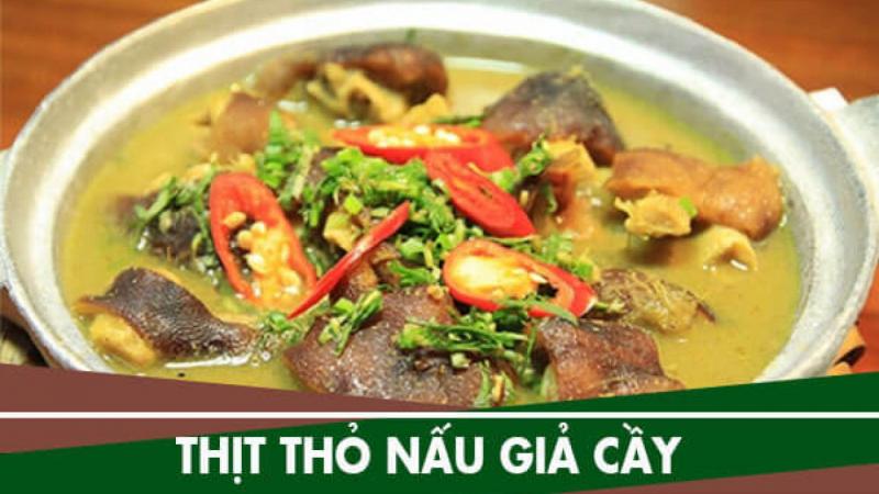 Cách nấu thịt thỏ giả cầy thơm ngon