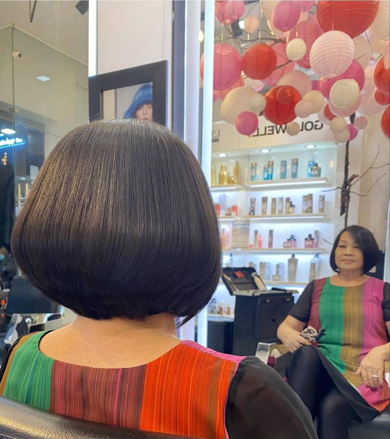 Tóc ngắn cúp tự nhiên tại Thông Hair Salon