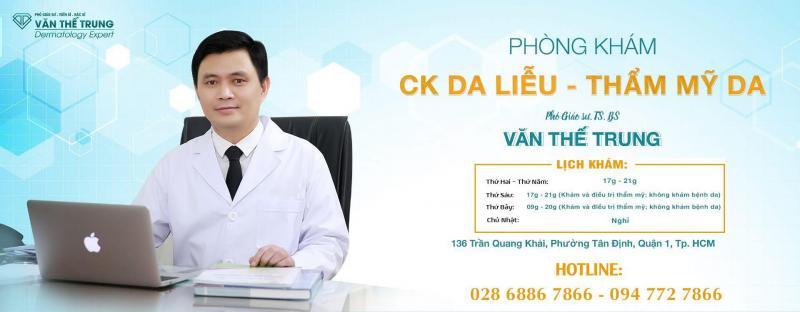 PGS.TS.BS Văn Thế Trung - chuyên gia da liễu hàng đầu TPHCM