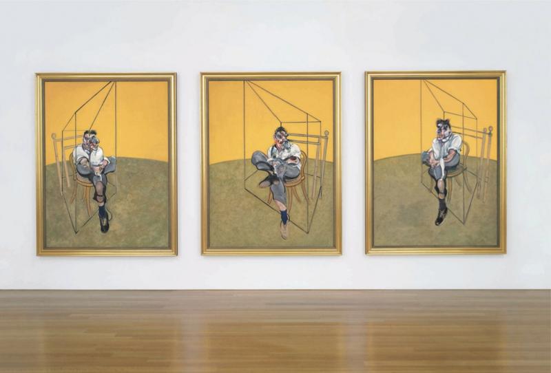 Three Studies of Lucian Freud