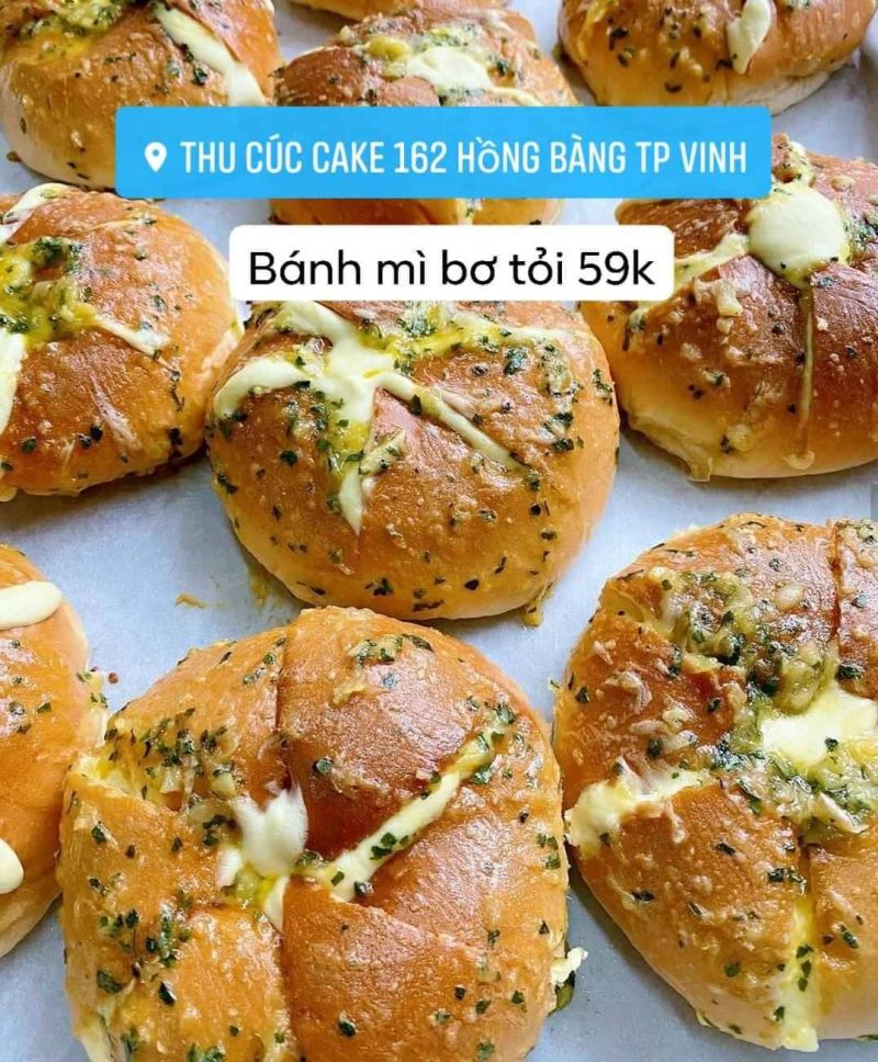 Bánh mì phô mai bơ tỏi Thu Cúc Cake