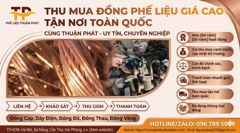 Thu Mua Phế Liệu Thuận Phát