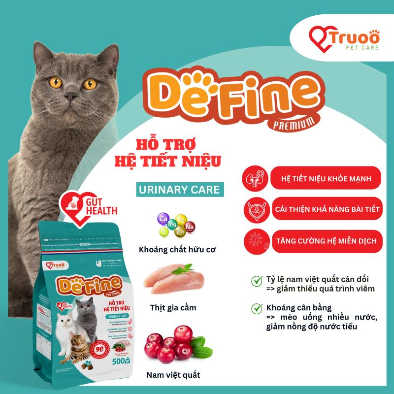 Thức ăn cho mèo cao cấp DeFine Cat