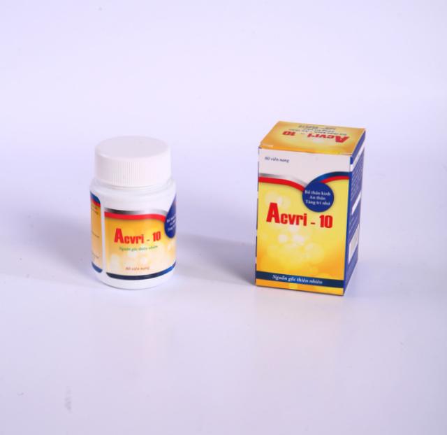 Thực phẩm chức năng Acvri 10