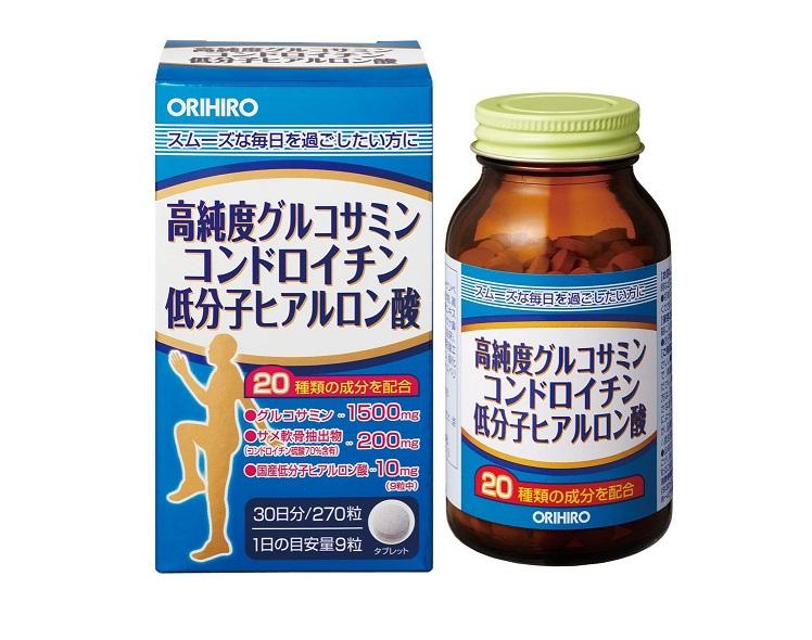 Viên uống bổ xương khớp tổng hợp Glucosamine và Chondroitin Orihiro