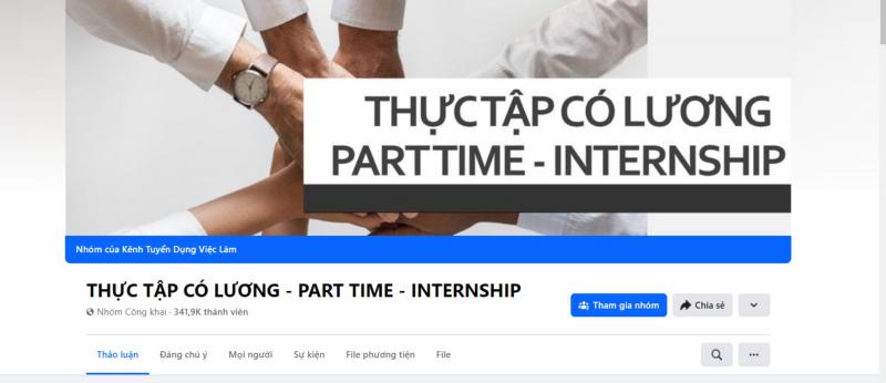 Thực tập có lương - Part time - Internship