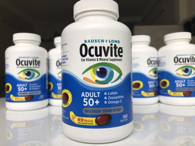 Thuốc bổ mắt cho người già Ocuvite Adult 50+