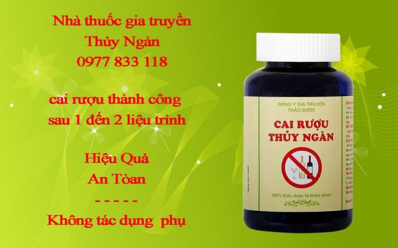 Sản phẩm cai rượu Thủy Ngàn