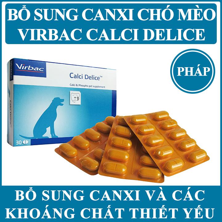 Viên Canxi cho chó mèo Calci Delice