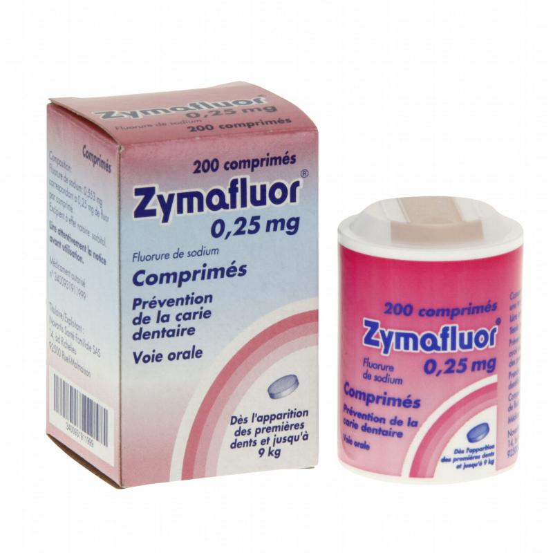 Thuốc chống sâu răng Zymaflour 0.25mg (200 viên)