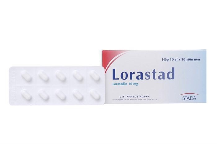 Loratadin STADA được bào chế dạng viên nén 10mg tiện dụng