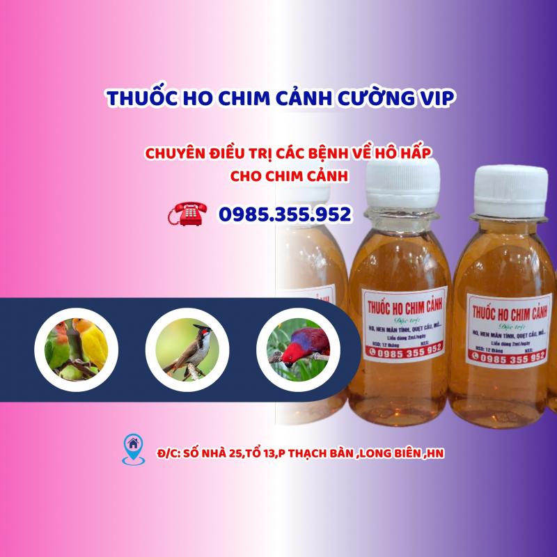 Thuốc Ho Chim Cảnh Cường Vip