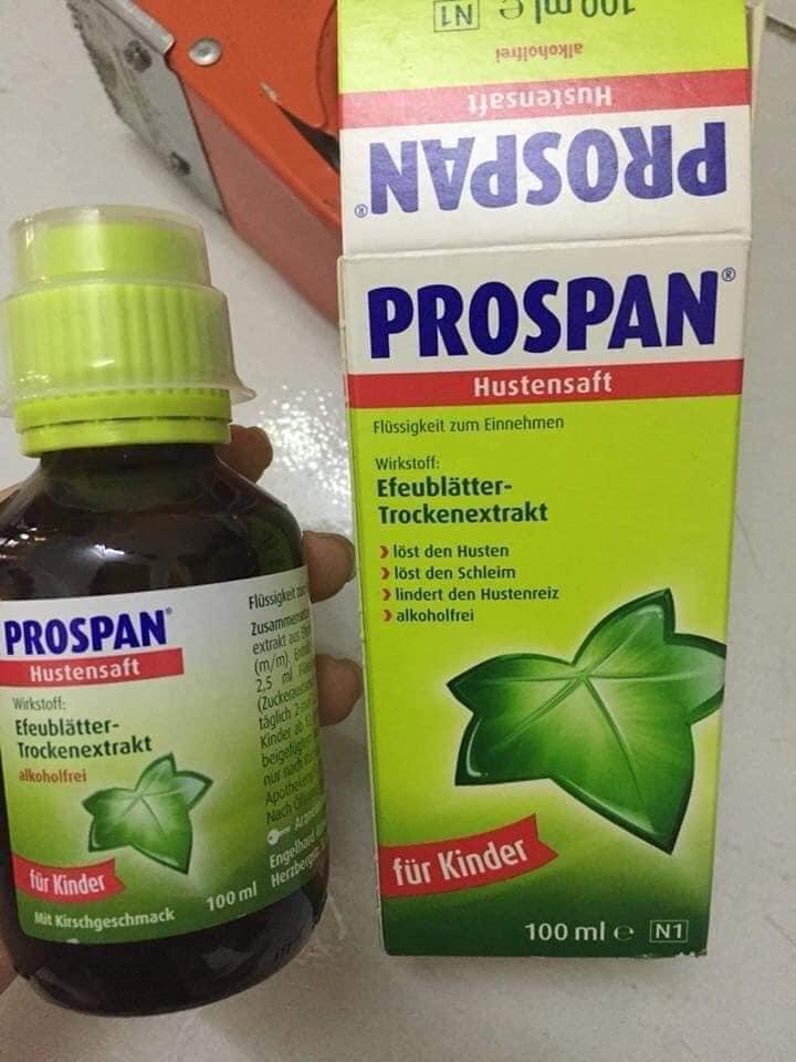 Thuốc ho Prospan - sản phẩm trị khản tiếng mất tiếng, viêm thanh quản