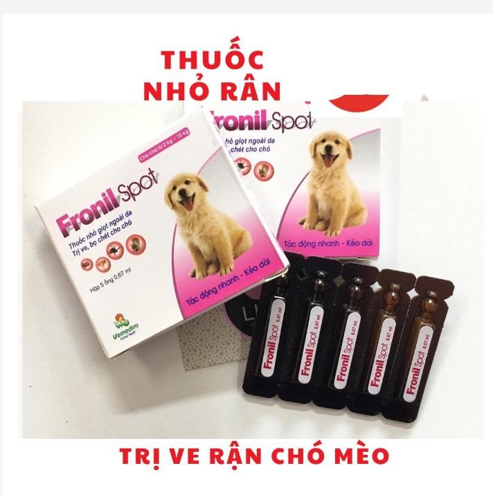 Thuốc nhỏ gáy diệt ve rận Fronil Spot