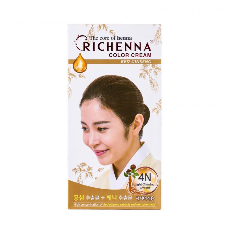 Thuốc nhuộm tóc phủ bạc thảo dược Richenna Hàn Quốc