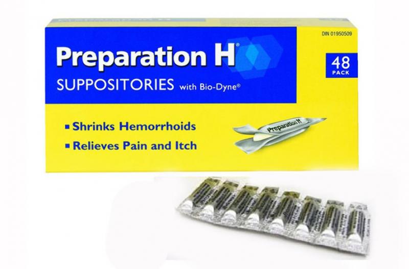 Thuốc Preparation H dạng viên đặt trị trĩ